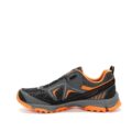 Męskie buty trekkingowe niskie Tirreno z wiązaniem boa w kolorze czarno-pomarańczowym